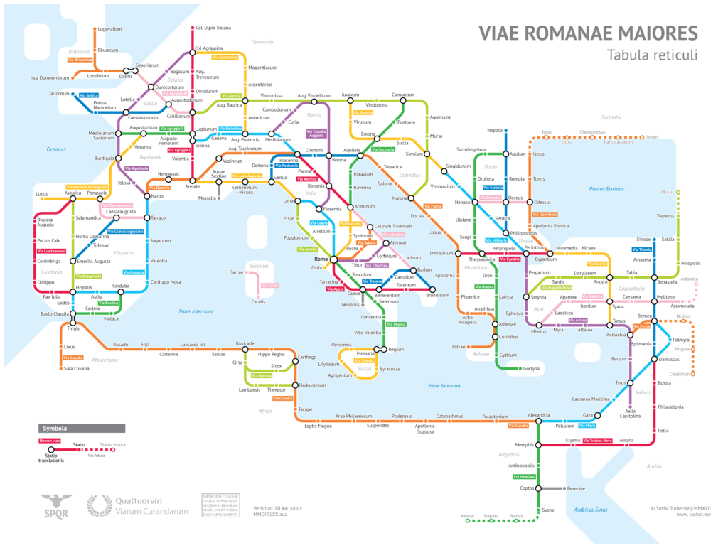 Mapa calzadas romanas